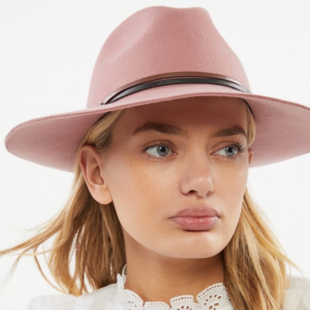 UO Two-Toned Felt Panama Hat